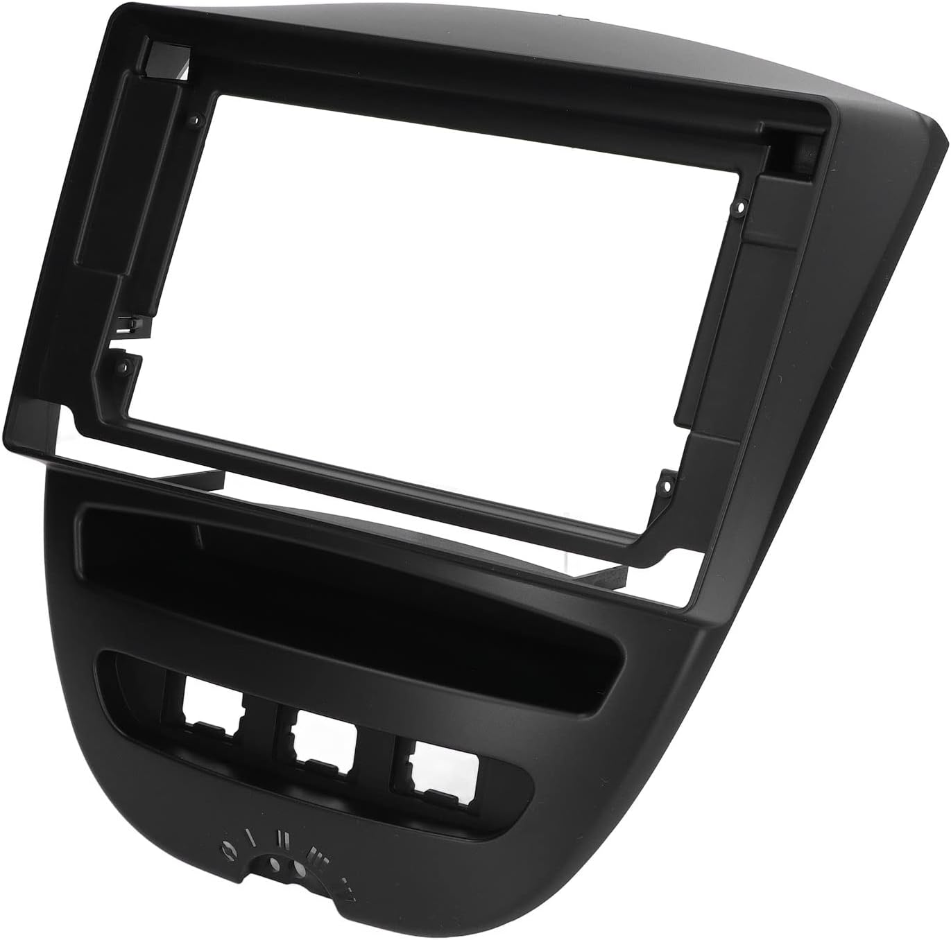 10 Inch Car Stereo Radio Fascia 2DIN ABS Panel Bezel Replacement Compatible With C1 And 107 From 2005 To 2010 Car Accessory