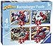 Ravensburger Puzzle, Spiderman, 4 Puzzle in a Box, 12-16-20-24 Pezzi, Puzzle per Bambini, Puzzle Spiderman, Età Consigliata 3+ Anni