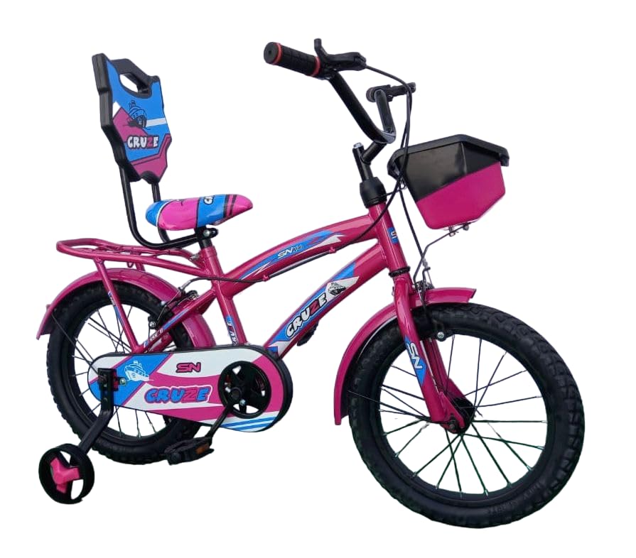 Dhara Kid Bicycle 3-5 Years Size 14T Unisex Cycle in Steel Rim EVA Tubeless Tyre with Back Carrier (Pink) (B09Q1BHJYF) Amazon Price History, Amazon Price Tracker
