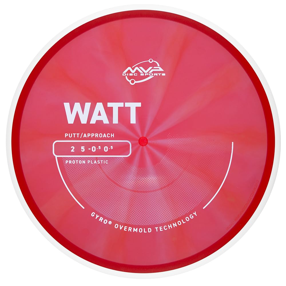 MVP Disc Sports Proton Watt Disc Golf Putter (170-175g / Colors May Vary)