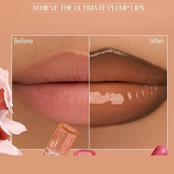 3PCS Lip Combo Set, Brown Matte Lip Liner, Plumping Tinted Lipgloss, Nourishing Lipstick Balm, Natural Glossy Finish, Lip Contour Makeup Kit for Women