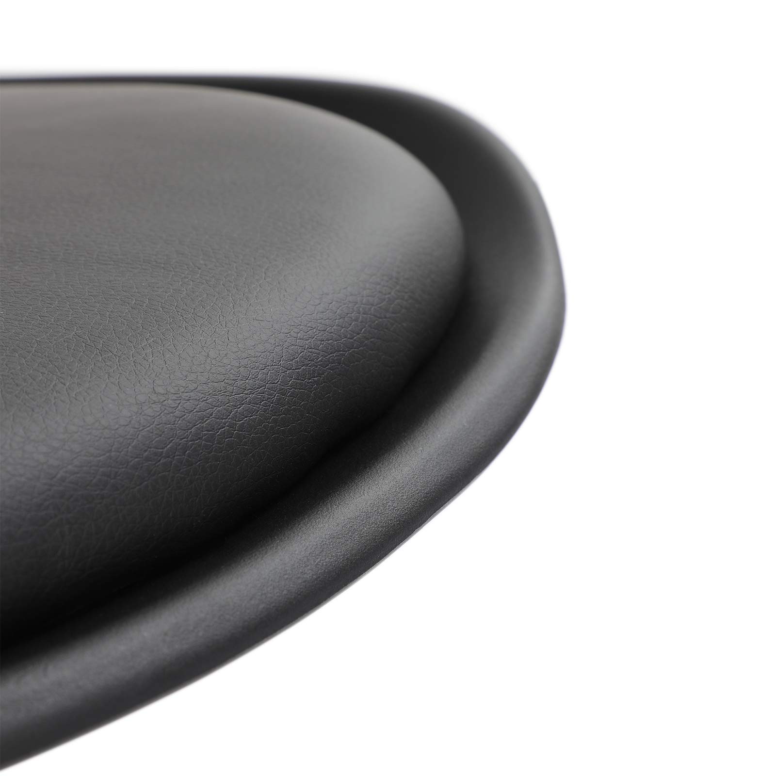 Ensemble de table de salle à manger ronde avec 2 chaises noires