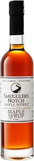 Smugglers’ Notch Maple Works – Single Forest Wood Fired – 100% Pure Vermont Maple Syrup – Natural Sweetener & Gluten Free – Rich Taste – Waffles and Pancakes, Cocktails, Marinades, 12.68 Fl Oz. (375 mL)