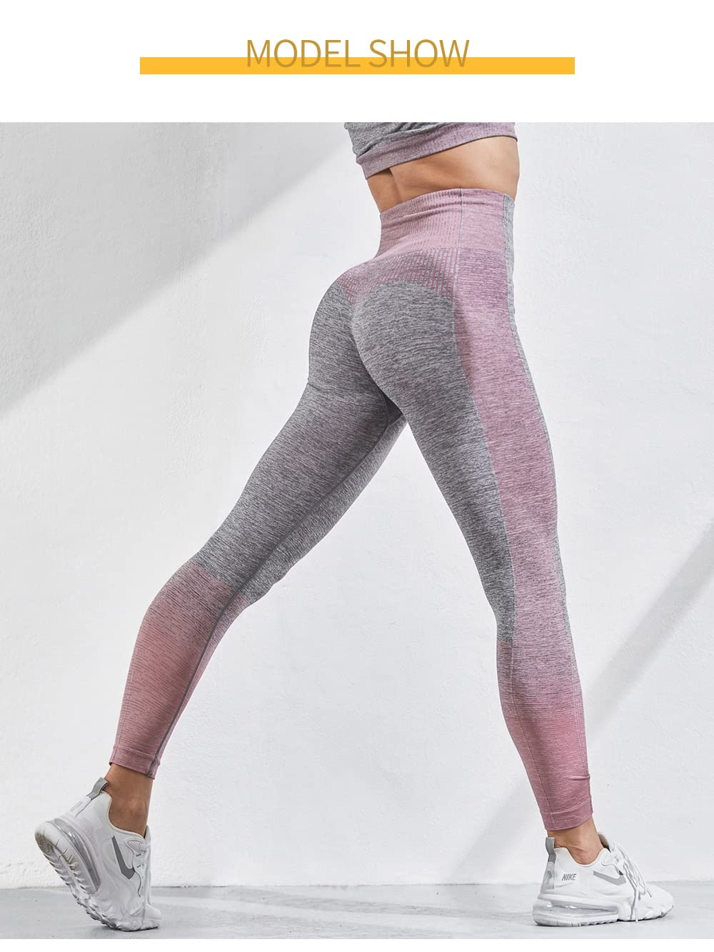 Legginsy damskie siłownia joga kobiety dzianinowe legginsy seksowne push up spodnie z wysokim stanem siłownia odzież sportowa bezszwowe legginsy trening