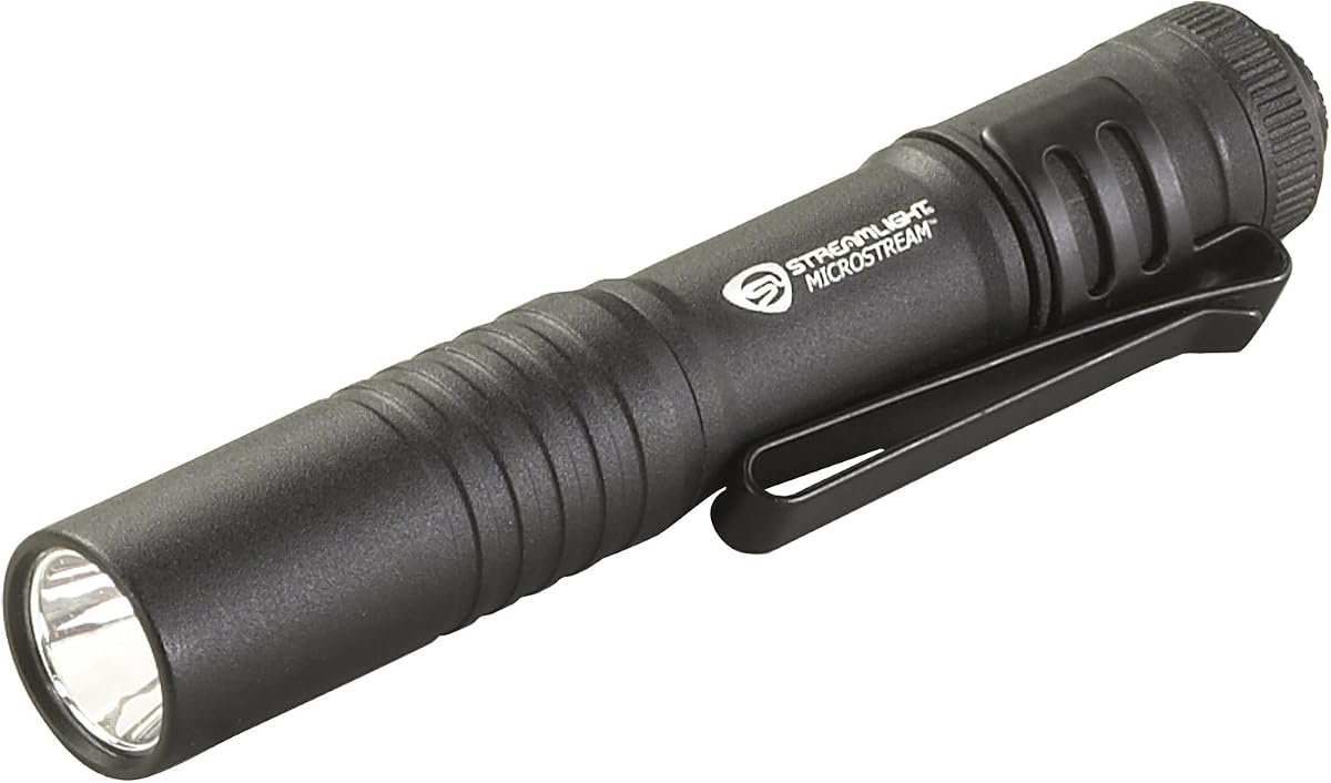 Streamlight 66318 MicroStream linterna de bolsillo, negro