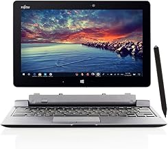 Fujitsu Stylistic Q665 11.6-Inch 2 in 1 Touch Screen HD Tablet/Laptop with Finger ID and Stylus (8GB RAM, 256GB SSD, Intel Core M (1.4GHz), Windows 10 Pro) (Renewed)
