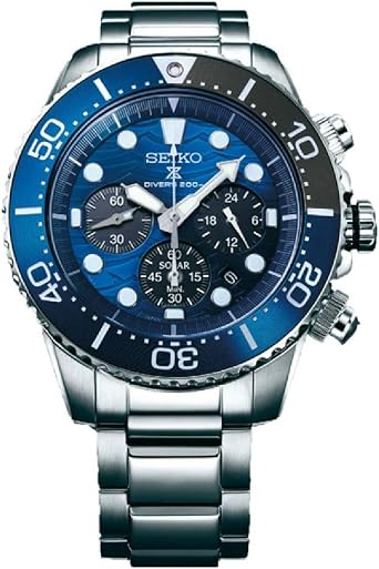 Seiko SSC741P1 Mens Prospex Solar Chronograph Diver Watch