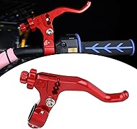 Vista 1 de JFG RACING - Palanca de embrague de acrobacias CNC corta, 22 mm 7/8", palanca universal de embrague de acrobacias para manillar de motocicleta, moto