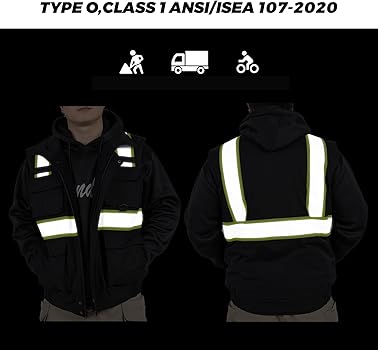VENDACE Safety Vest High Visibility Reflective Fleece Winter Vest