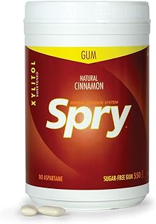 Spry Fresh Natural Xylitol Chewing Gum Dental Defense System - Aspartame...