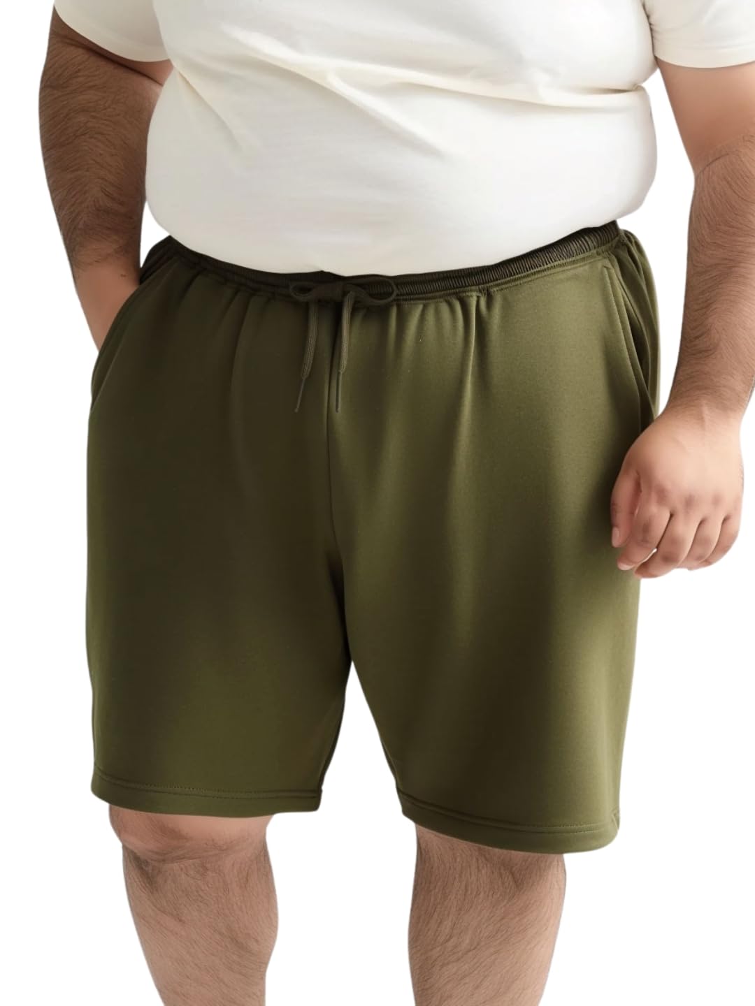 unstd Plus Size Men's Cotton Big Size Shorts (XXL,3XL,4XL,5XL,6XL,7XL,8XL) | Regular Fit Solid Shorts | Casual-picture-39