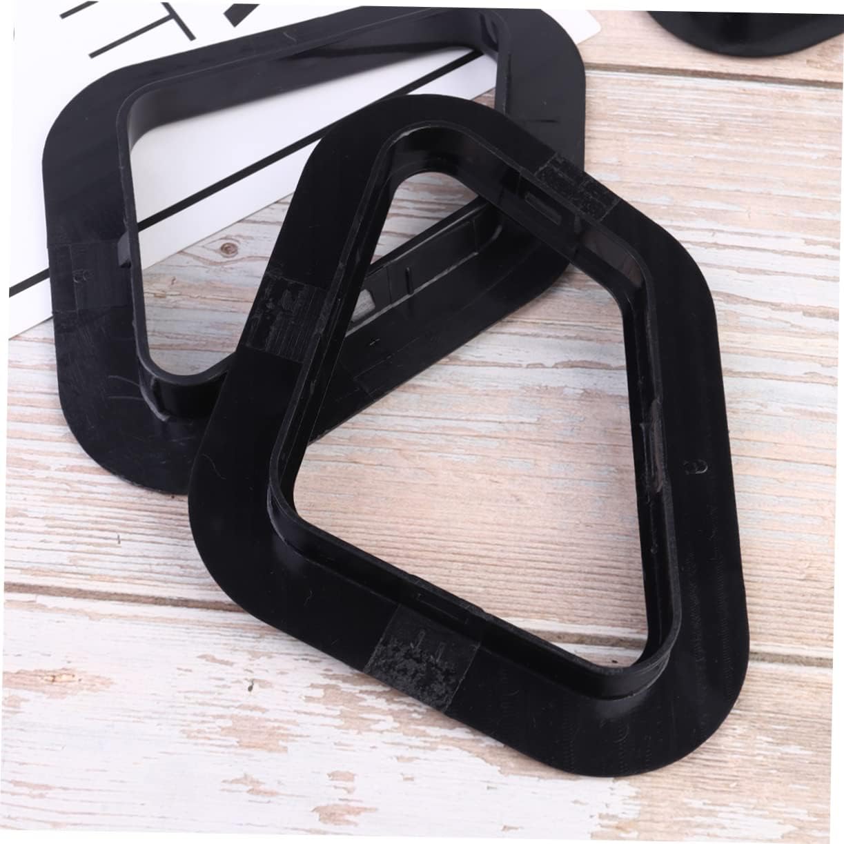 4sets Gaming Chair Plastic Buckles Office Chair Accessories for Game Seats Sturdy Black Clips for Home Store and Bar Use