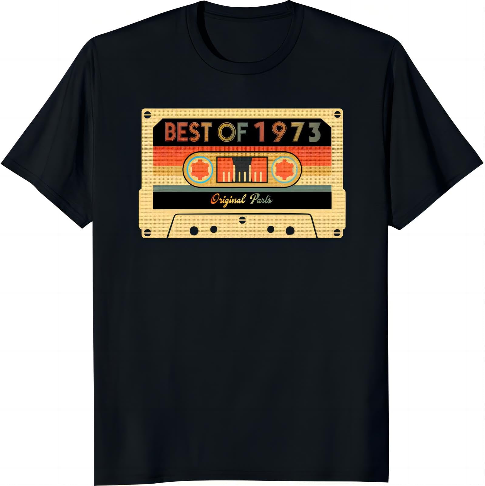 XAIVEZLVintage 1973 T Shirts for Men 50th Birthday Gifts for Men Dad Christmas Birthday Gifts for Husband Brother Friend 1973 Tshirt