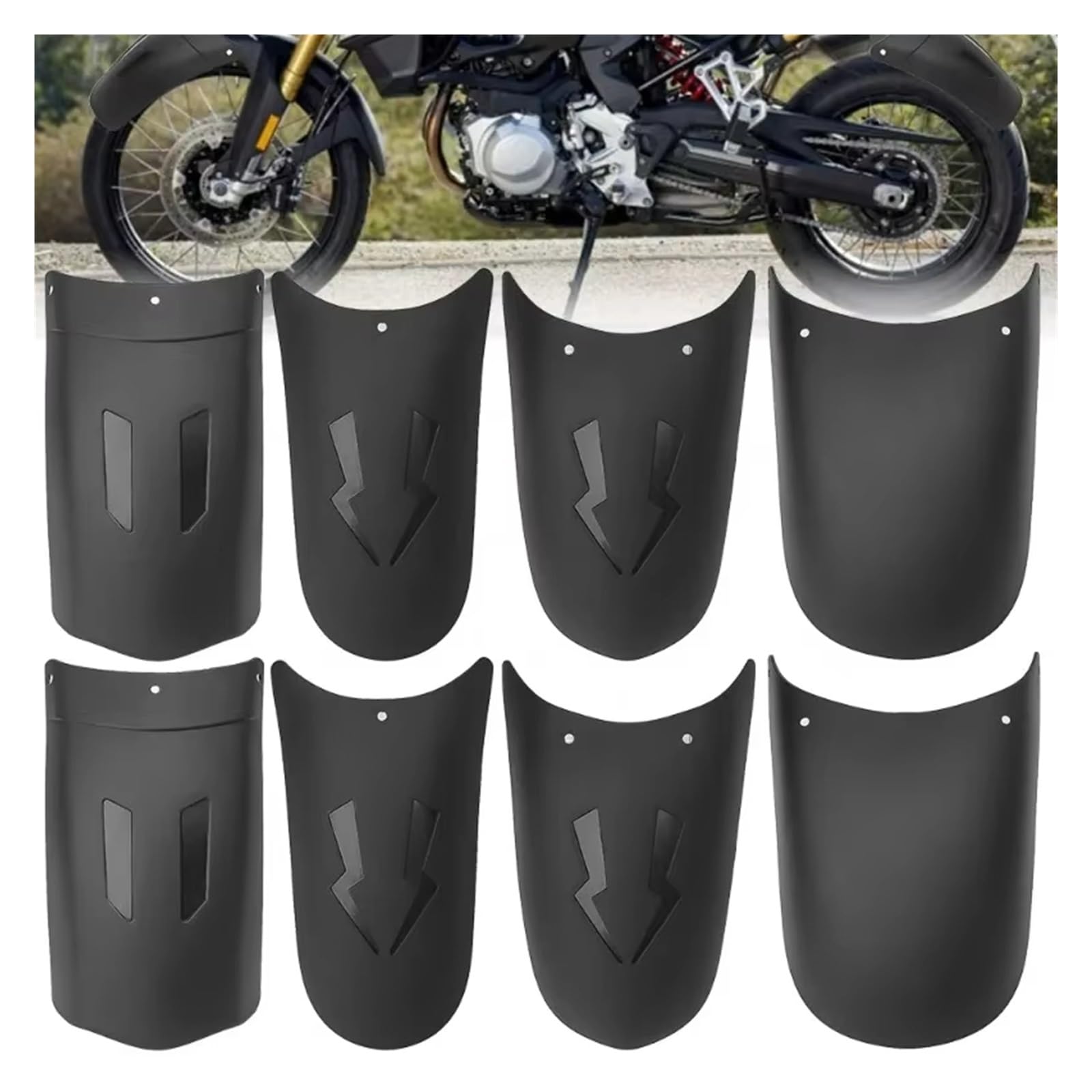 Amazon | バイク用マッドガード オートバイのために延長の前部