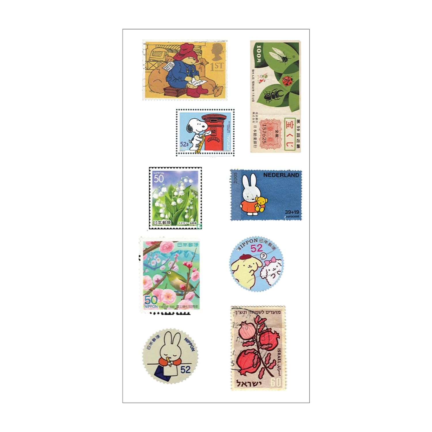 Phone Antics Cool Stickers – Waterproof & Residue-Free for Mobile, iPad, Laptop, Suitcase, Water Bottle, Book, Diary, Guitar, Bicycle, Skateboard and Helmet (Stamps) (B0DGVZW8BK) Amazon Price History, Amazon Price Tracker