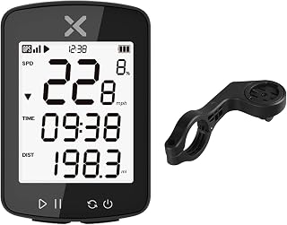 XOSS G+ Gen2 GPS Bike Computer: Wireless Bluetooth Cycling Speedometer, IPX7 Waterproof, 2.2" LCD, 28H Battery, XOSS App & Strava Sync