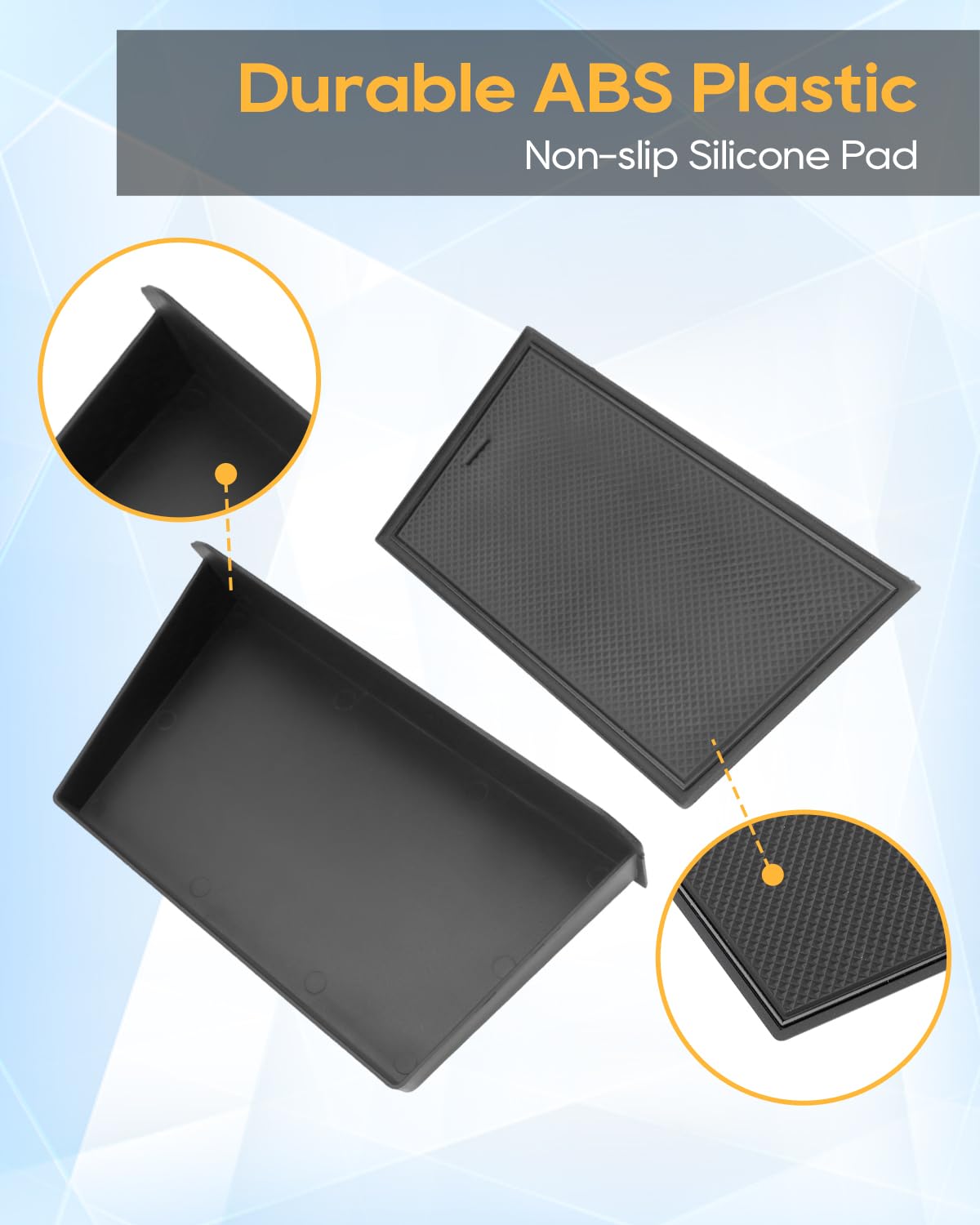 LFOTPP Consola central con cajón deslizable Caja de almacenamiento para Dacia Duster 3 2024 2025 2026, Reposabrazos central deslizable Duster 3 Organizador Bandeja Almacenamiento, Accesorios para