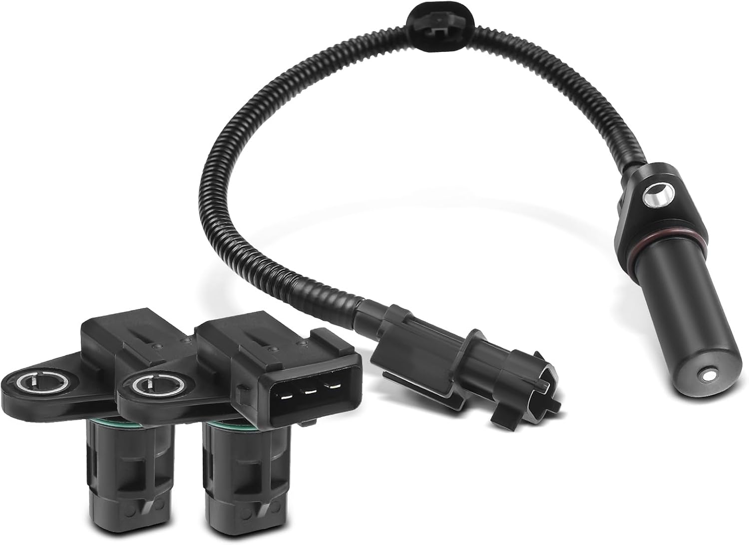 A-Premium 3-PC Engine Camshaft Crankshaft Position Sensors Compatible with Hyundai Elantra 2011-2015, Elantra Coupe 2013-2014, Elantra GT 2013-2017, Tucson 2014-2020 & Kia Soul, Forte, Forte Koup