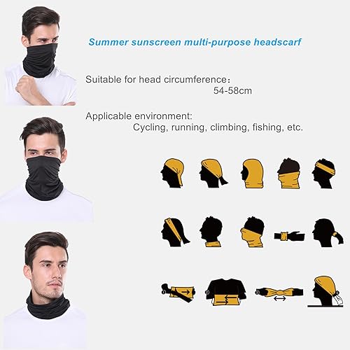 Miniatura 6 de Gafas de motocicleta Dirt Bike ATV Off-Road Motocross gafas con protección solar UV cuello polaina cubierta facial