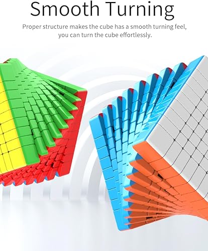 Miniatura 4 de Willking Moyu Meilong 9x9 Pegatinas Speed Cube Mofang Jiaoshi 9x9 Cubo mágico Cubing Aula 9x9x9 MF9