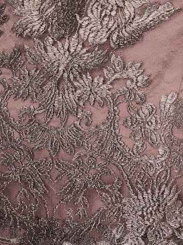 Adrianna Papell Women's Metallic Embroidered Gown3