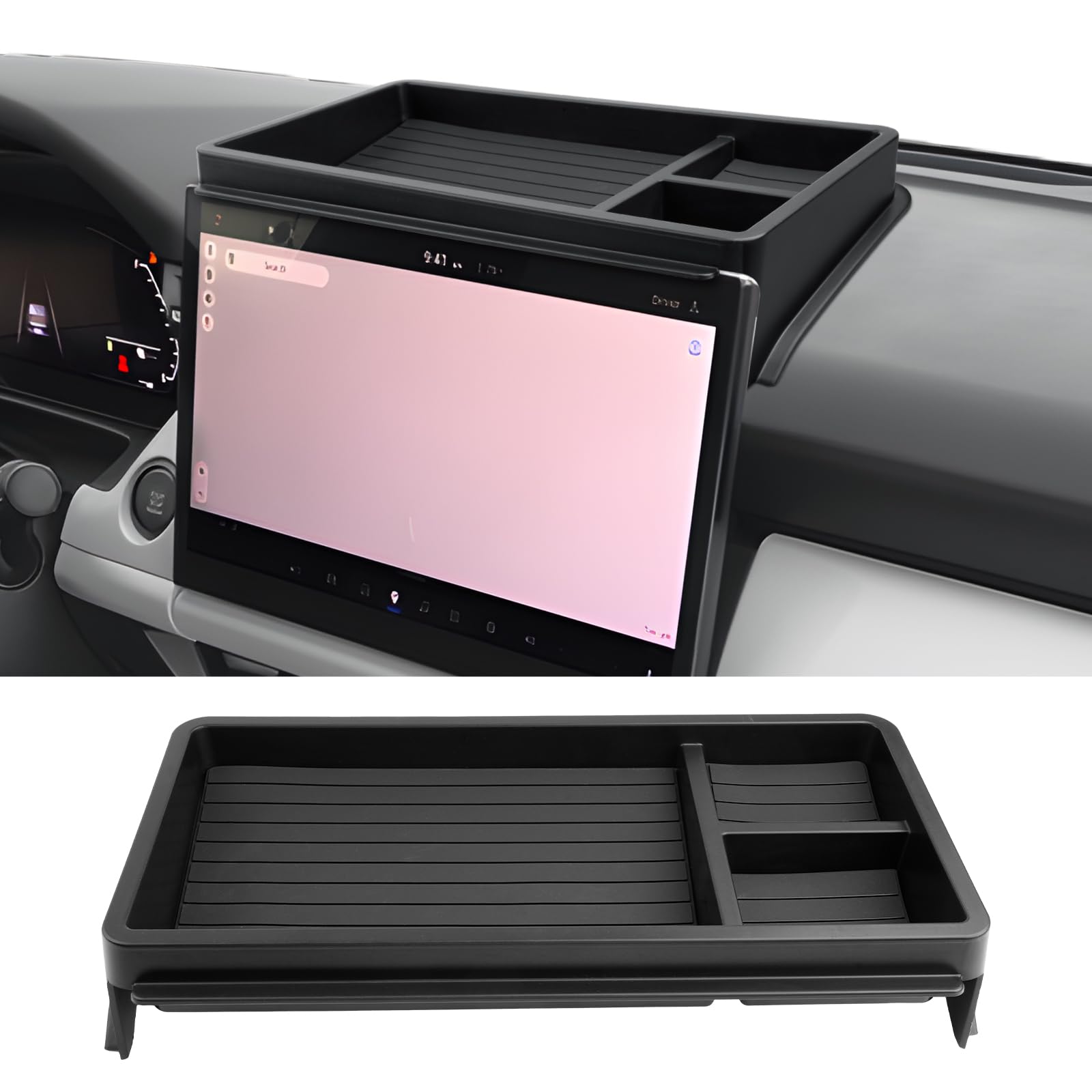 CDEFG Dashboard Storage Tray for 2026 Mazda CX5 12.9" Behind-Screen Tray