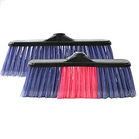 kit 2 Vassoura Multiuso DNC101 Interna e Externa – Cerdas Resistentes com Acabamento Brush – Alta Performance - Flytex