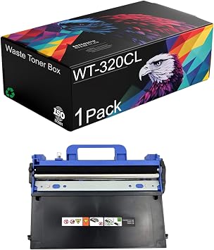 WT-320CL Waste Toner Box Compatible for Brother WT-320CL WT320CL, Reliable Performance Compatible for Brother HL-L8250CDN HL-L8260CDW HL-L8350CDW HL-L8350CDWT L8360CDW L8360CDWT L9200CDWT 1Pack