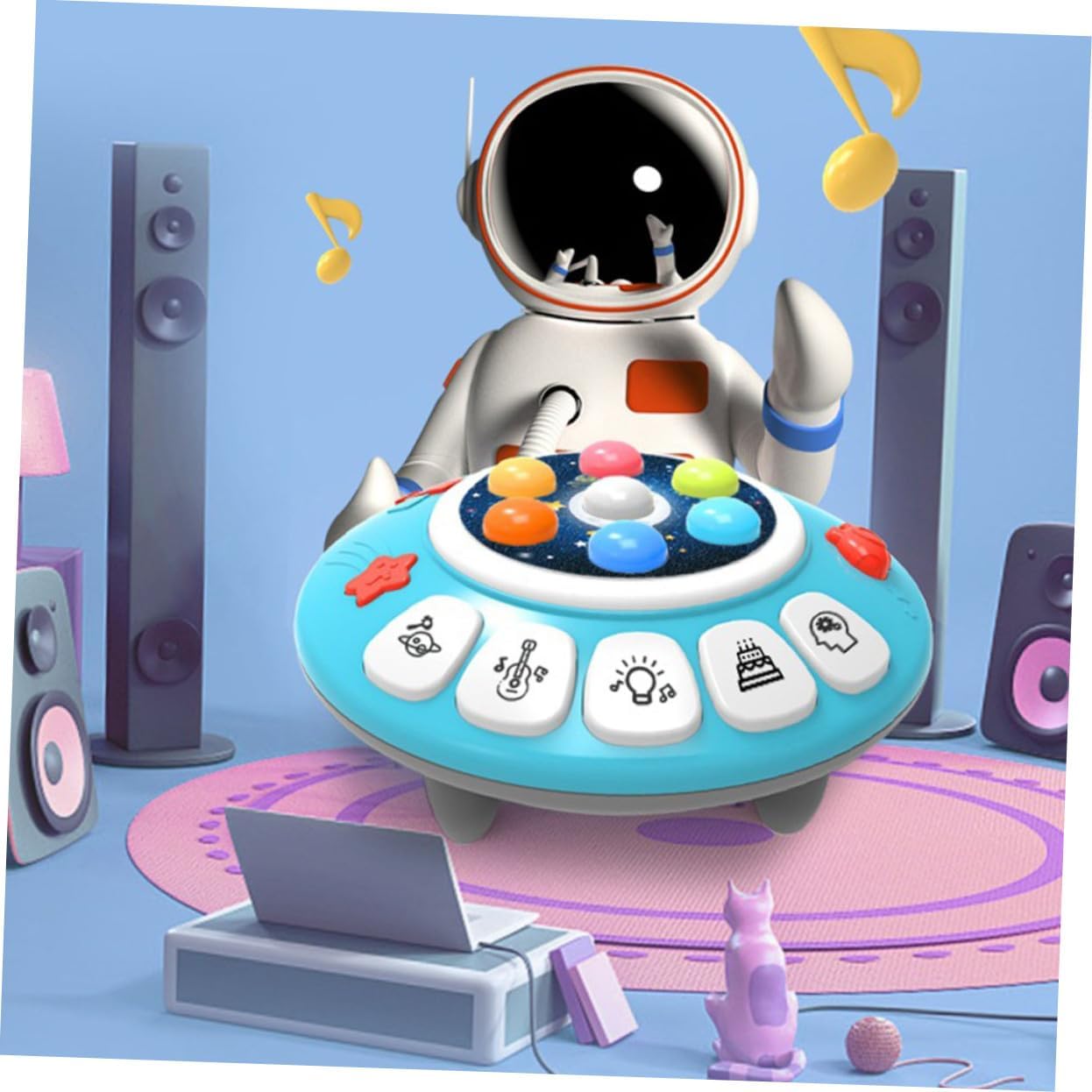 Pounding Hammering for Preschool Educational Motor Skill Development with Cartoon Design Early Learning Interactive Plaything for Over Years