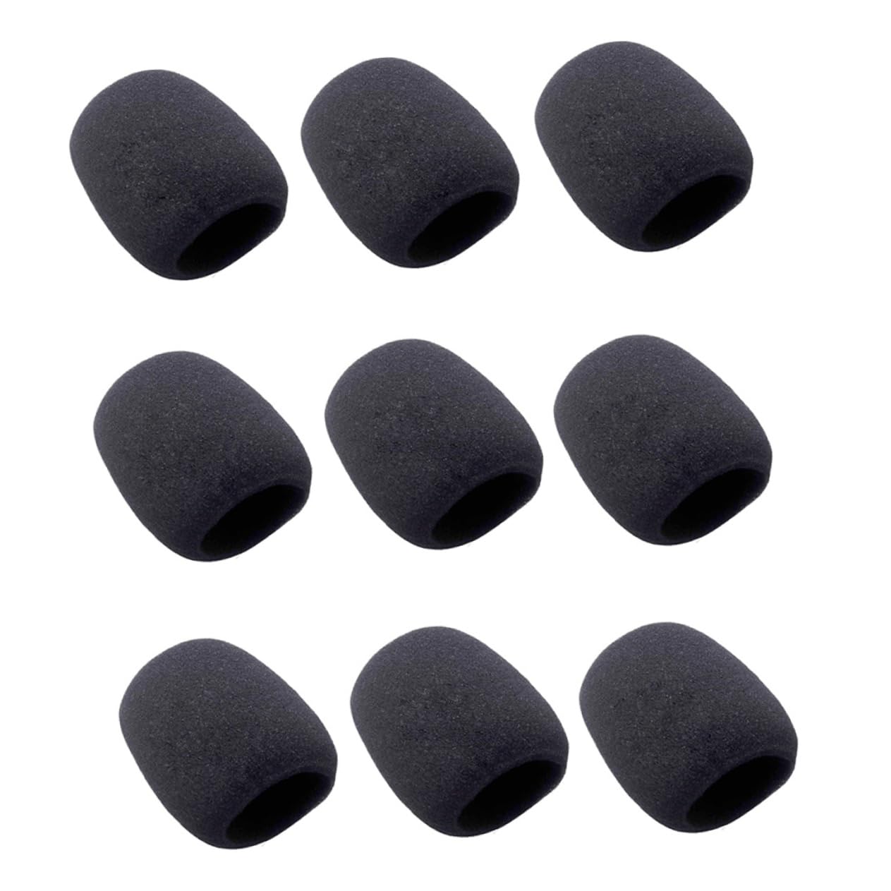 9pièces Bonnette Eva Pour Microphone Couvre-microphone Anti-vent Et Anti-bruit Pour Ktv Conférences Et Enregistrements
