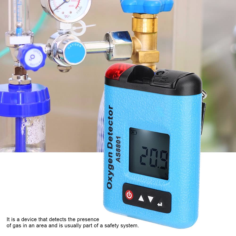 Jeanoko Rilevatore di Gas Industriale Sensore di Concentrazione di Ossigeno Misuratore di Ossigeno Portatile Strumento di Monitoraggio della Qualità Dell'aria