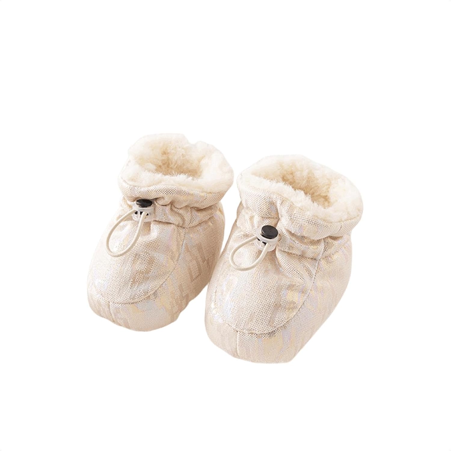 Winter Warm Baby Boots, Soft Fur Baby Booties, Windproof Baby Socks, 0-6, 6-12, 12-18 Months Baby Shoes Slippers