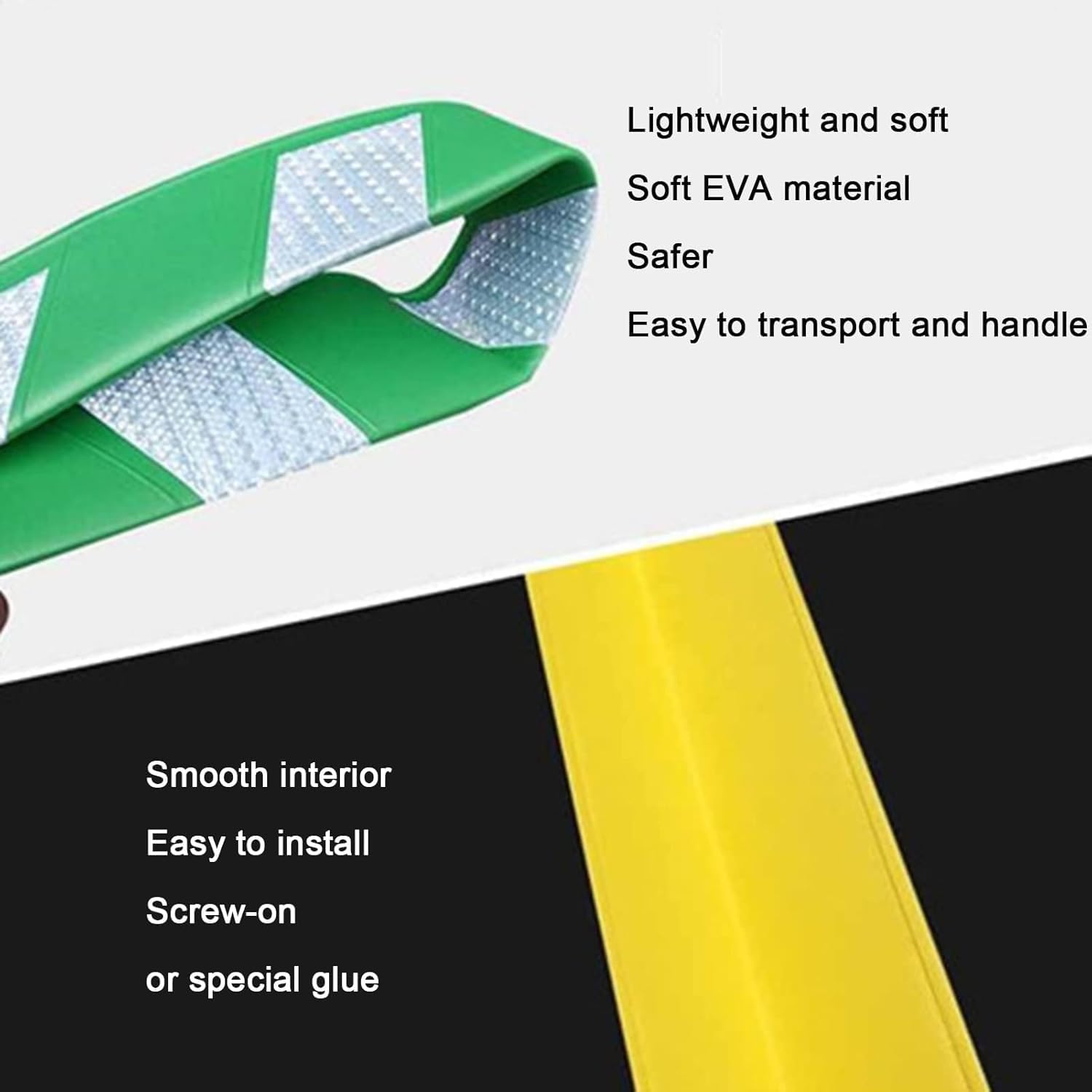 Car Parking Protector Wall Corner Guard for Parking Garages 0.6cm Thick Column(Blue,4pcs)