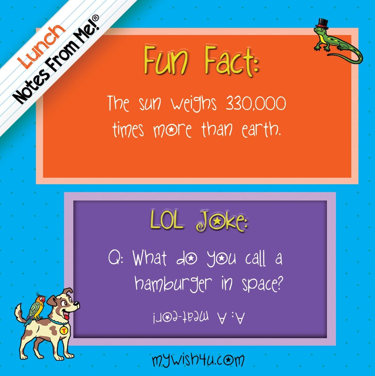 101 Tear Off Lunch Box Notes