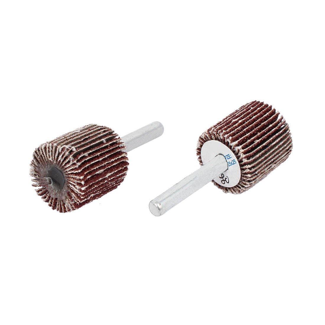 Aexit 6mmx25mmx25mm Cylinder Abrasives Head Flap Wheels Polishers Sanding Buffing Tools 2pcs Model:50as475qo579