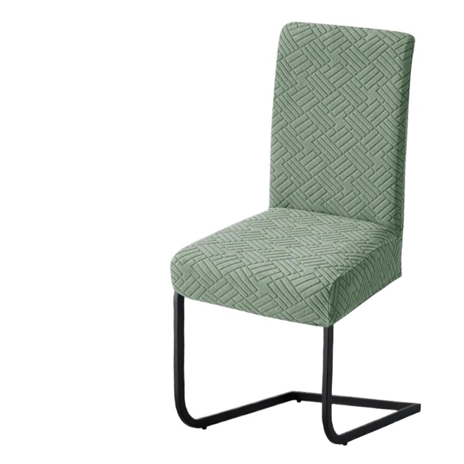 FVDZRFIE Chair Covers 1/4/6pcs Jacquard Dining Room Chair Covers Stretch Banquet Chair Cover Adjustable Removable Seat Slipcovers(Color 4,4pcs)