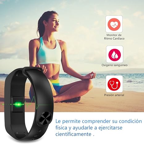 Pulsera Actividad con Oxímetro y Presión Arterial Pulsera Inteligente con  GPS Pulsómetro BANLVS Monitor de Ritmo Cardíaco Pulsera de actividad  Impermeable 68 Reloj Inteligente para IOS y Android : Amazon.es: Deportes y