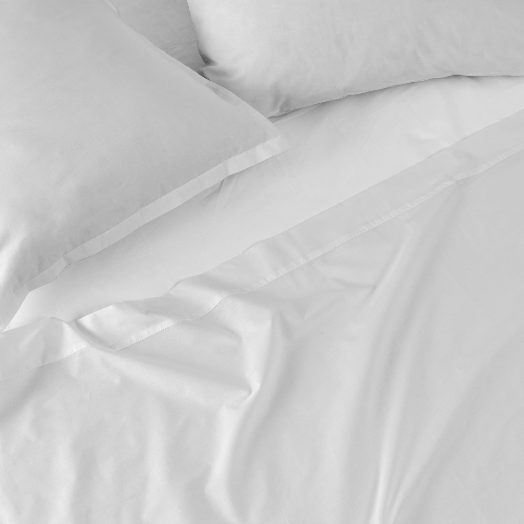 Basic 200 tc Sabana 260x270 cm (Cama 180/200) Blanco