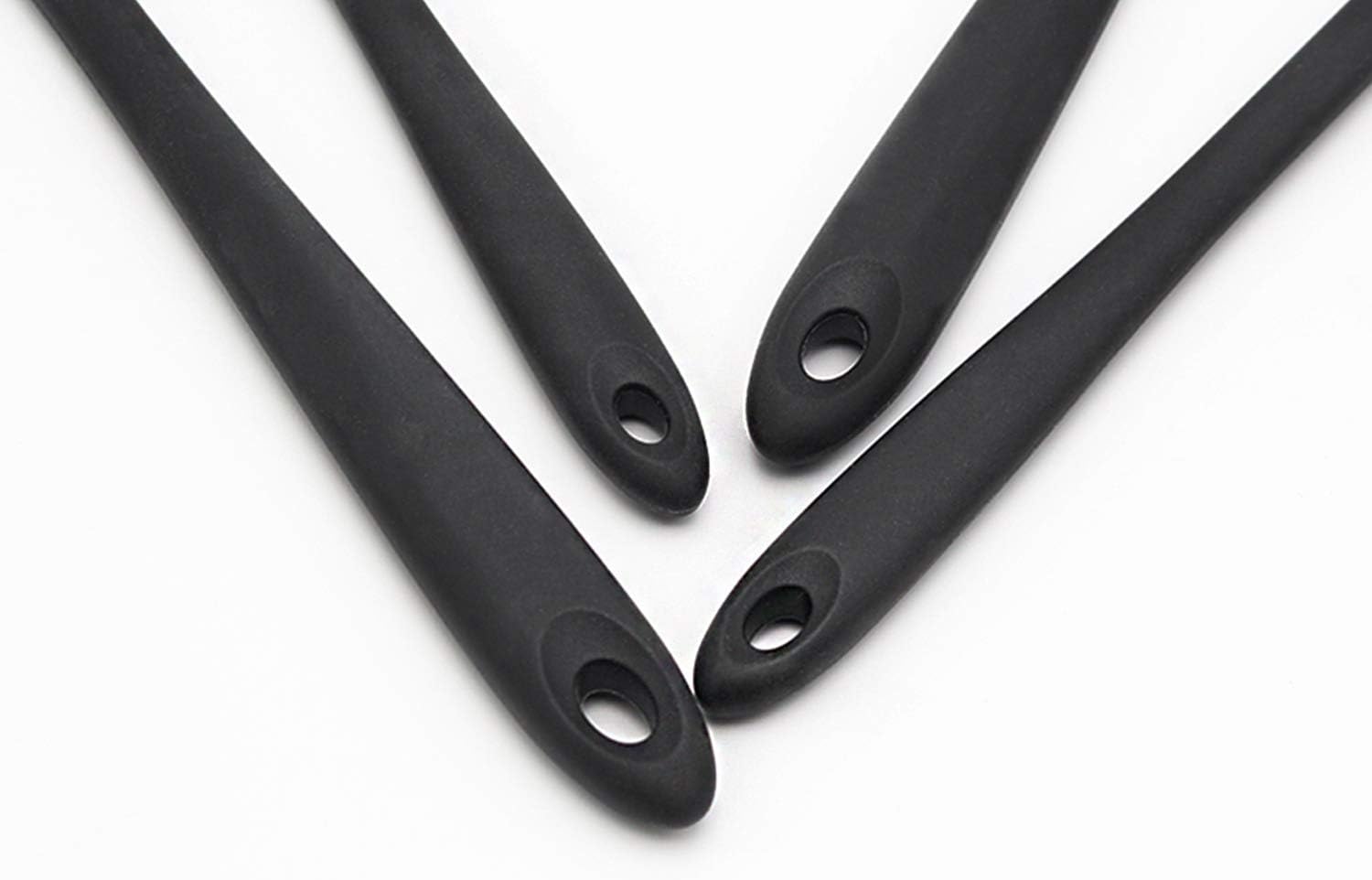 To encounter 7 Pieces Silicone Spatula Set Kitchen Utensils for Baking, Cooking and Mixing Nonstick Rubber Slotted Turner Heat Resistant Seamless Turner Spatula Spoonula Dishwasher Safe