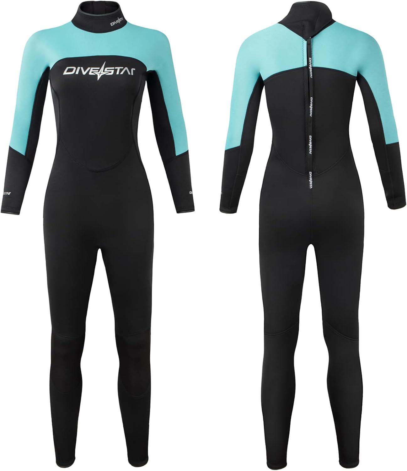 3mm Wetsuits for Men Women,Front/Back Zip Neoprene Wet Suits Shorty/Full Body Scuba Diving Suit for Diving Snorkeling Surfing Swimming Water Sports