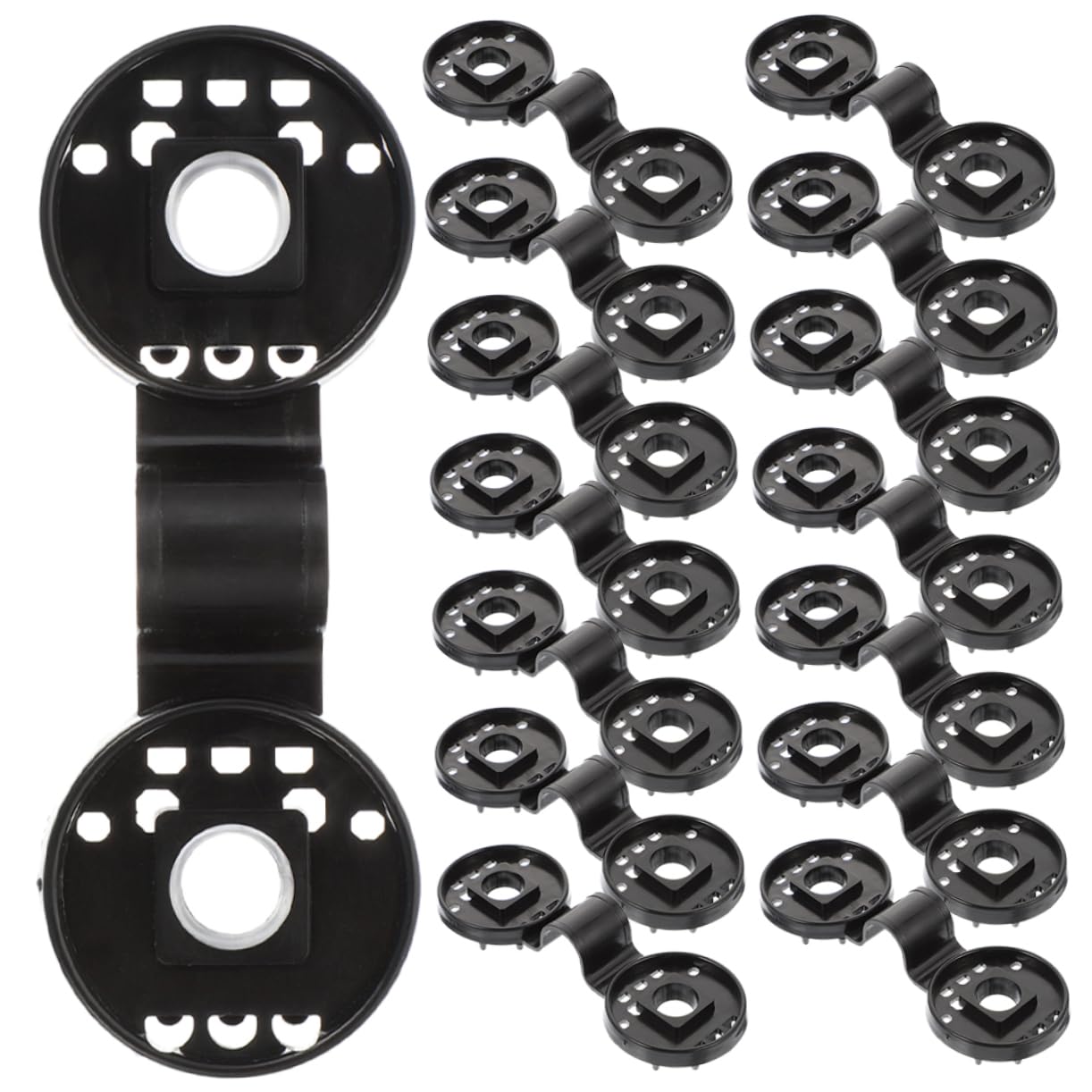 BESTonZON 30Pcs Durable Sunshade Fabric Clamp Clips for Greenhouse Non Slip Mesh Buckles for Outdoor Shade Net for Securing Tarp and Fixing Film Backyard