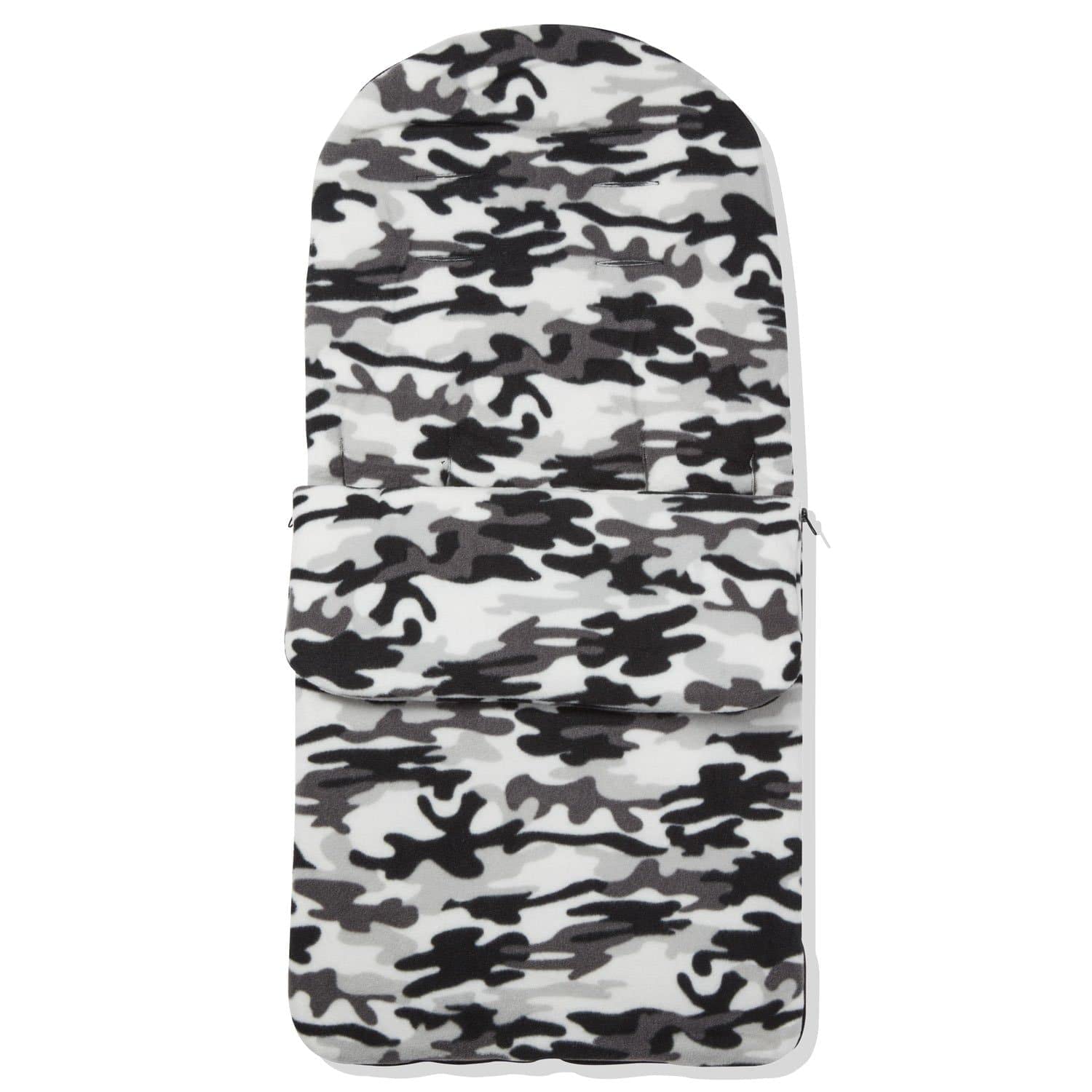 For Your Little One Luxury Fleece Footmuff/Cosy Toes Fleece Lined Cosytoes Universal Fitting for Pushchairs Strollers Prams Buggy Baby - Grey Camouflage