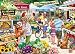 Vermont Christmas Company Farmer's Market Jigsaw Puzzle 1000 Piece White