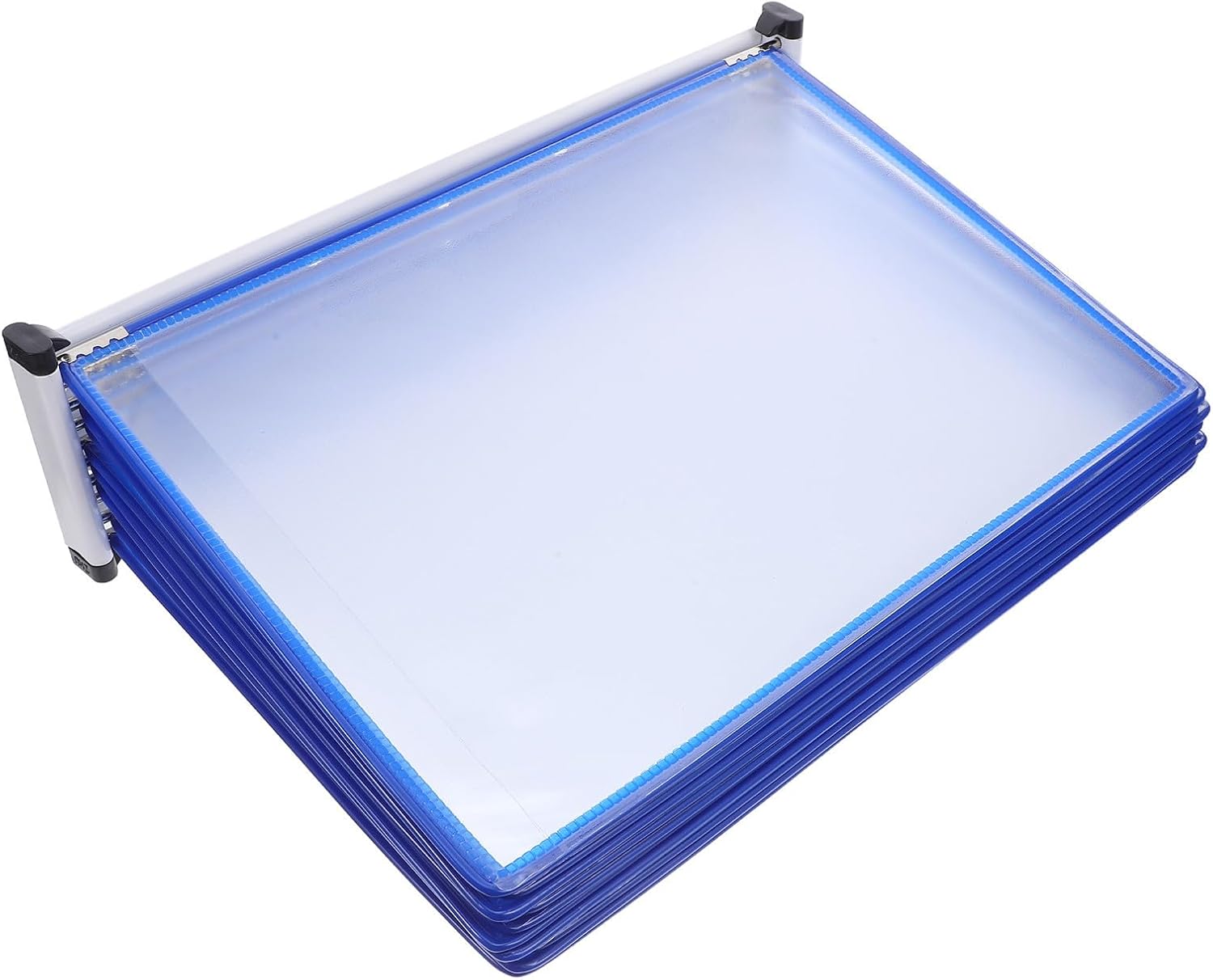 Wall Mounted Document Holder 10 Page A4 Iron Pvc Blue