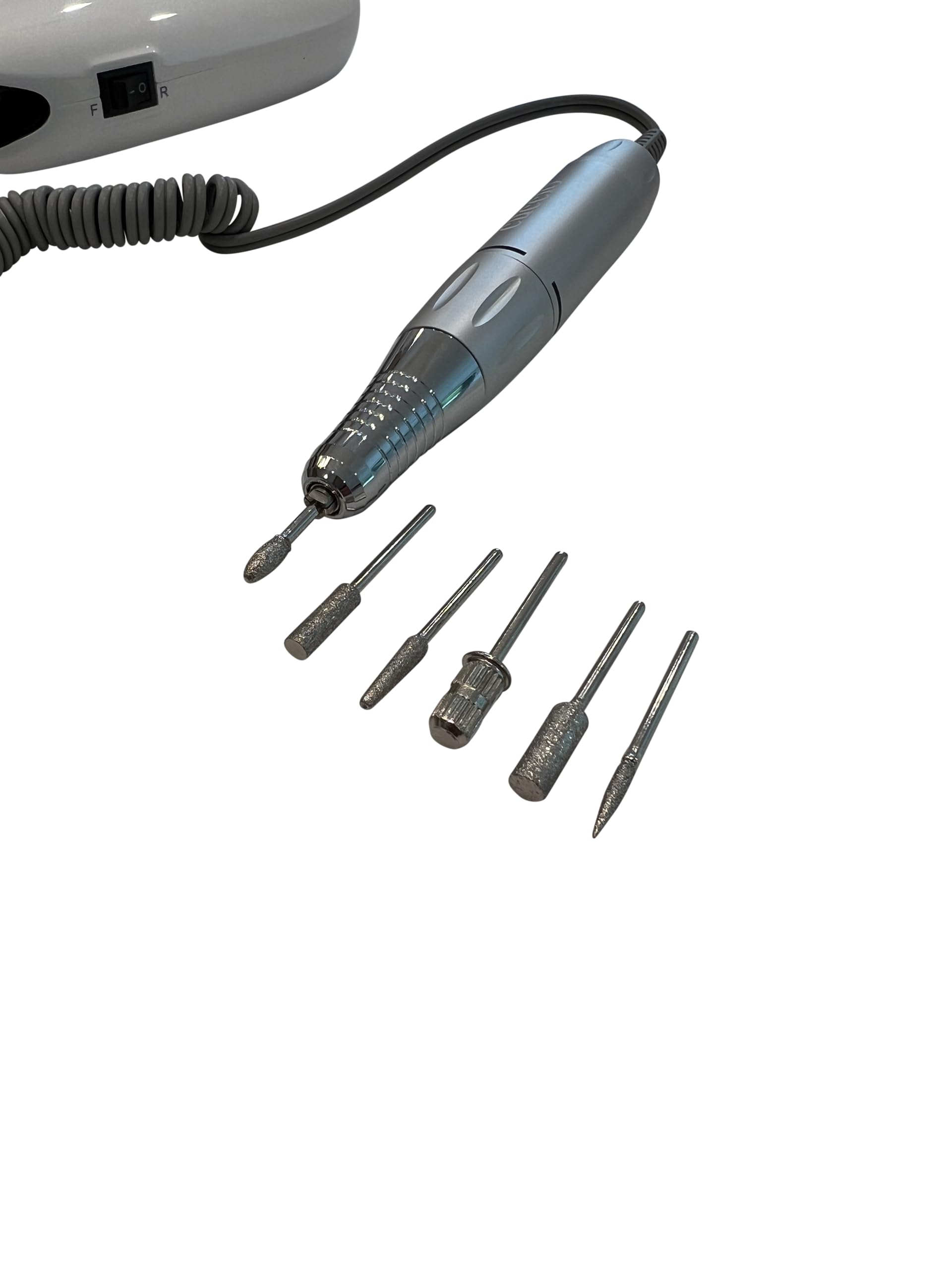 Warren London MaxPro 35K Dog Nail Grinder – 35,000 RPM Pro-Grade E-File w/ 6 Diamond & Sanding Bits, Quiet Low-Vibration Motor, Reversible Rotation, Corded/Cordless USB Fast-Charge - image 2