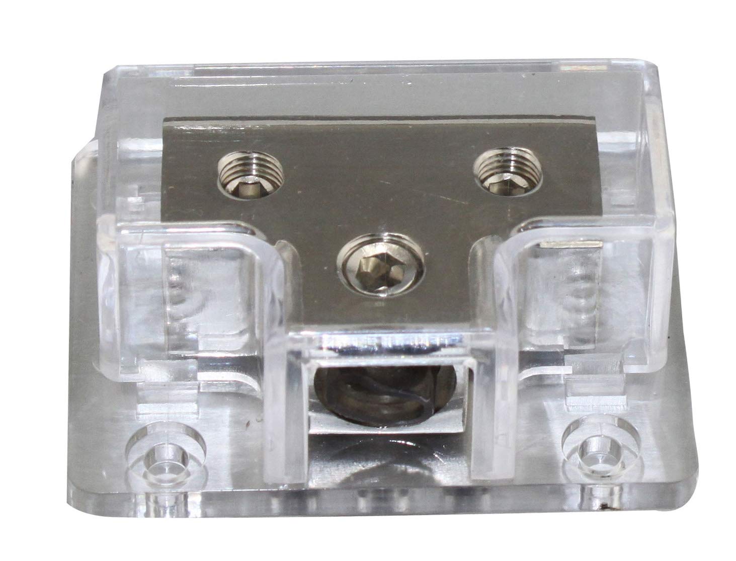 Audio Power Distribution Block 1x0GA in 2x4GA Out Amp Installation Car Audio Parts PD033-4GA