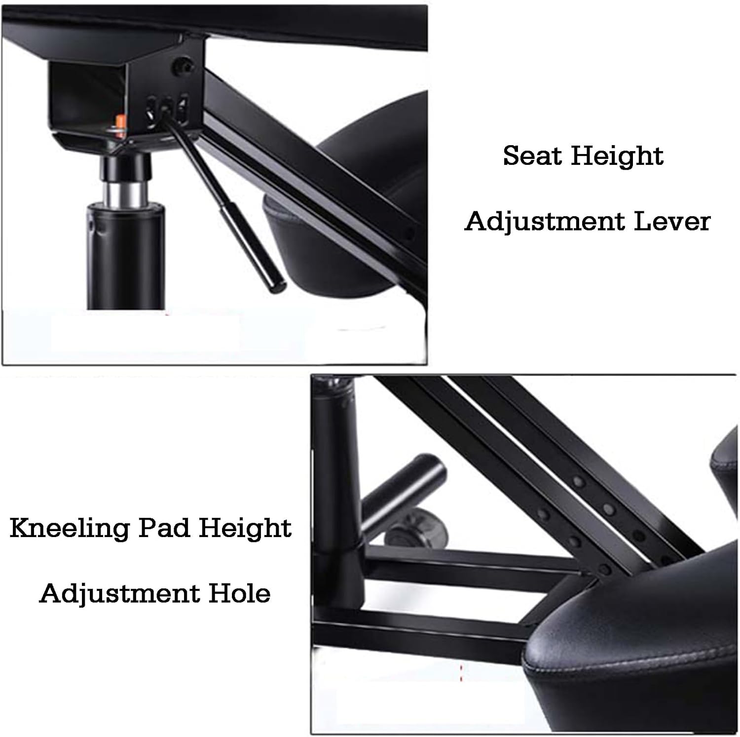 Kneeling Chair,Ergonomic Posture with Highly Resilient Sponge, Desk,Adjustable Height for Study Work from Home