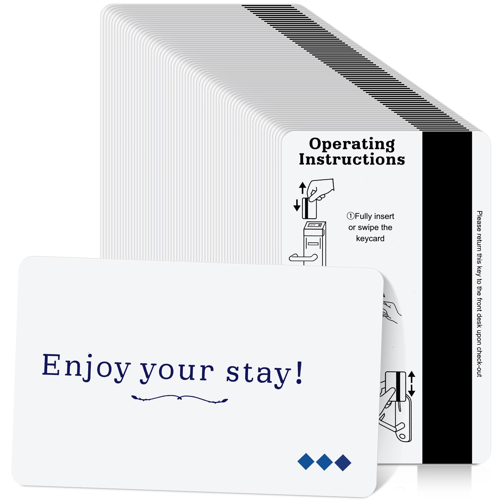 Photo 1 of Saysurey Blank Magnetic Stripe Key Cards
