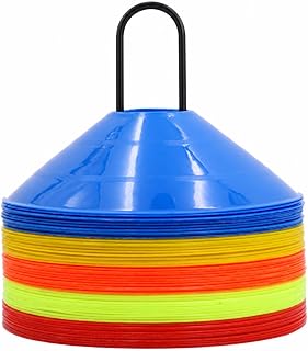 Baoblaze Soccer Training Markers Agility Disc Cones Polyethylene Marking Accessories for Coordination and Footwork Suitable for Coaching Field