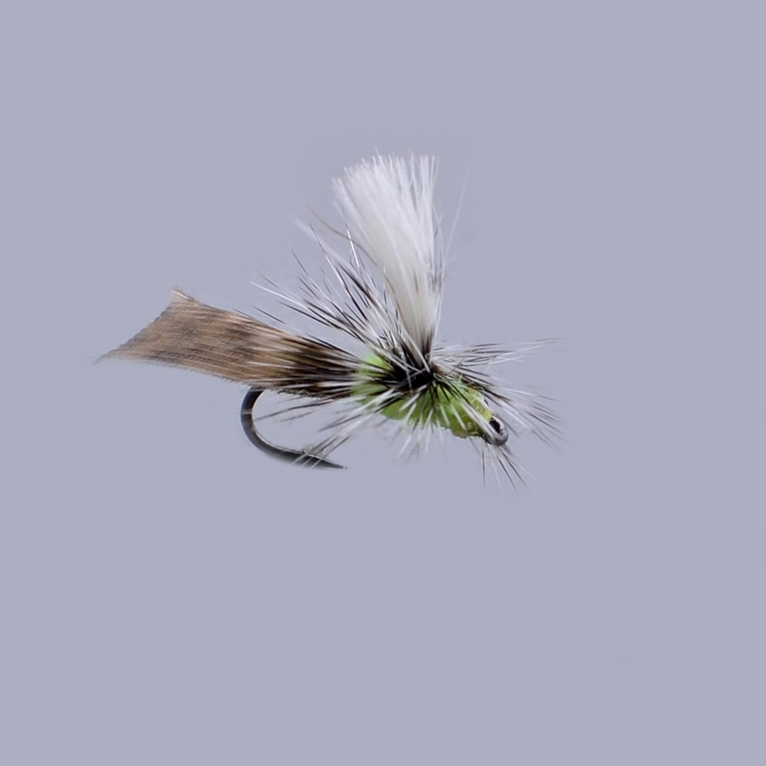 Fly Fishing Dry Flies/A Dozen/Caddis Parachute/DORATO Hare's Ear/ELK Hari/GRIFFITH'S GNAT/HEMMINGWAY/Parachute Adams/Royal Coachman/PEG'S Midge (Caddis Parachute)